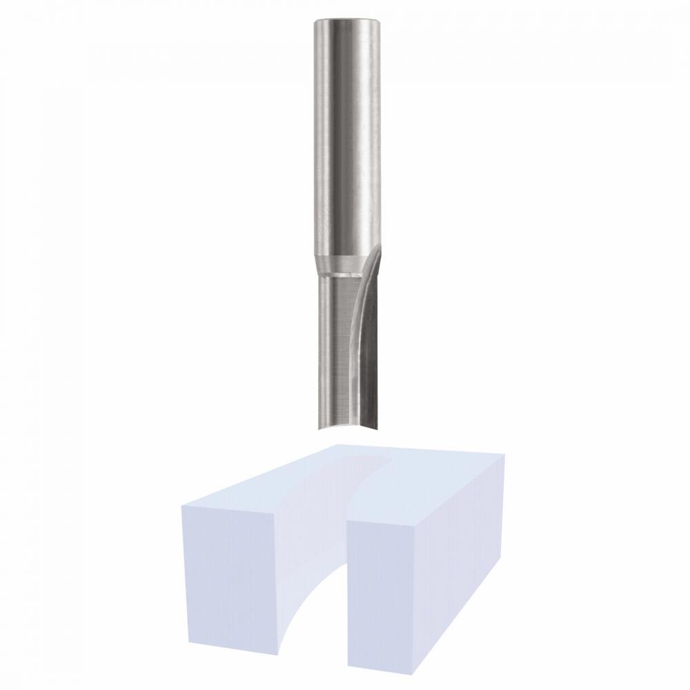 1/4&#34; x 1&#34; Solid Carbide 2-Flute Plastic Cutting Straight Bit<span class='Notice ItemWarning' style='display:block;'>Item has been discontinued<br /></span>