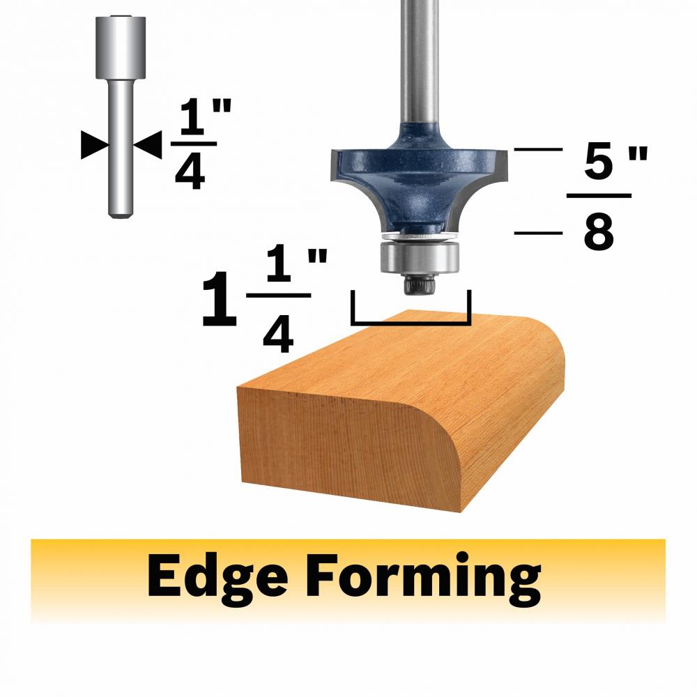 3/8 In. Roundover Router Bit<span class=' ItemWarning' style='display:block;'>Item is usually in stock, but we&#39;ll be in touch if there&#39;s a problem<br /></span>