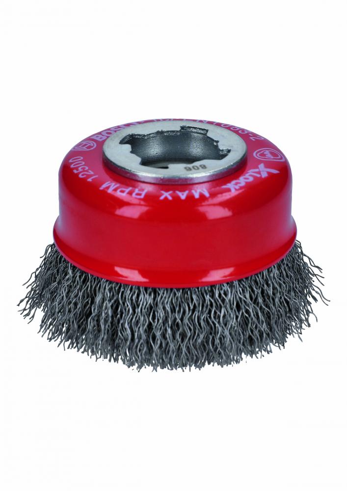 3 In. X-LOCK Crimped Wire Cup Brush<span class=' ItemWarning' style='display:block;'>Item is usually in stock, but we&#39;ll be in touch if there&#39;s a problem<br /></span>