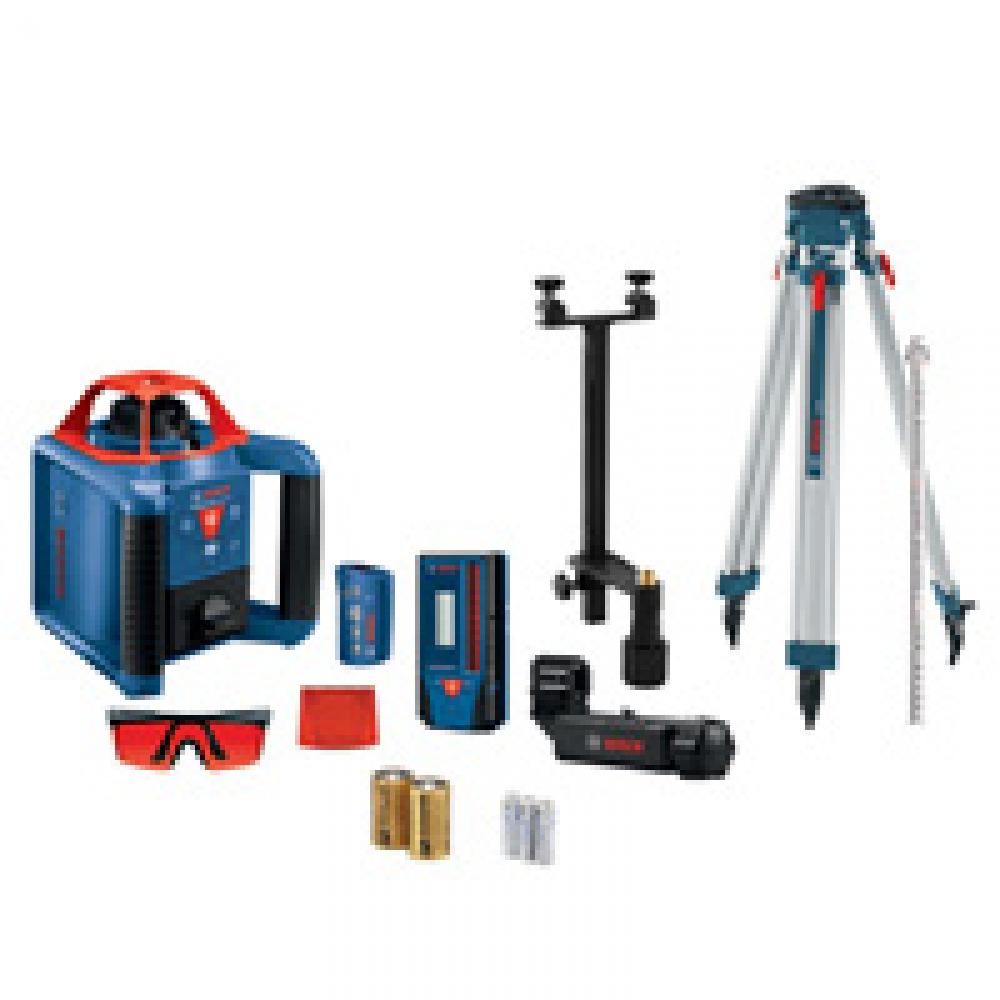 REVOLVE900 Self-Leveling Horizontal/Vertical Rotary Laser Kit - Factory Reconditioned<span class='Notice ItemWarning' style='display:block;'>Item has been discontinued<br /></span>