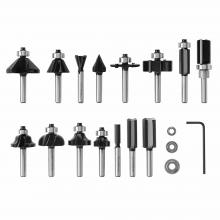 Bosch RBS015MBS - 15 pc. Wood Router Bit Set