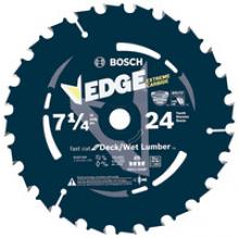 Bosch DCB724D - 7-1/4" 24 Tooth Edge Circular Saw Blade for Wet Lumber