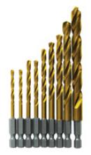 Bosch TI9IM - 9 Pc. Titanium-Coated Drill Bit Set