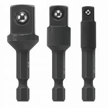 Bosch ITDSAV203 - 3pc. 1/4 In. Hex Socket Adapter Set