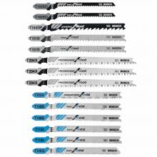 Bosch T14CPSC - 14 pc. T-Shank Wood and Metal Cutting Jig Saw Blade Set