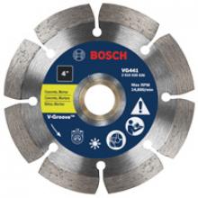 Bosch VG441 - 4 In. Segmented Rim V-Groove Blade