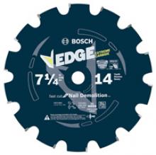 Bosch CB714NC - 7-1/4" 14 Tooth Edge Circular Saw Blade for Nail Demolition