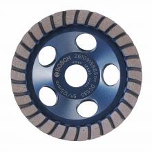 Bosch DC530 - 5" Turbo Row Diamond Cup Wheel for Finishing