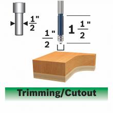 Bosch 85601MC - 1/2 In. Template Trim Router Bit