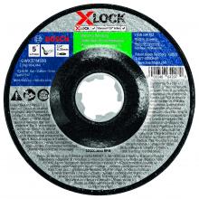 Bosch GWX27M500 - 5" x 1/4" X-LOCK Arbor Type 27 30 Grit Masonry Grinding Abrasive Wheel