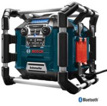 Bosch PB360C-C - Power Boss Jobsite AM/FM Radio/Charger/Digital Media Stereo with BluetoothÂ®