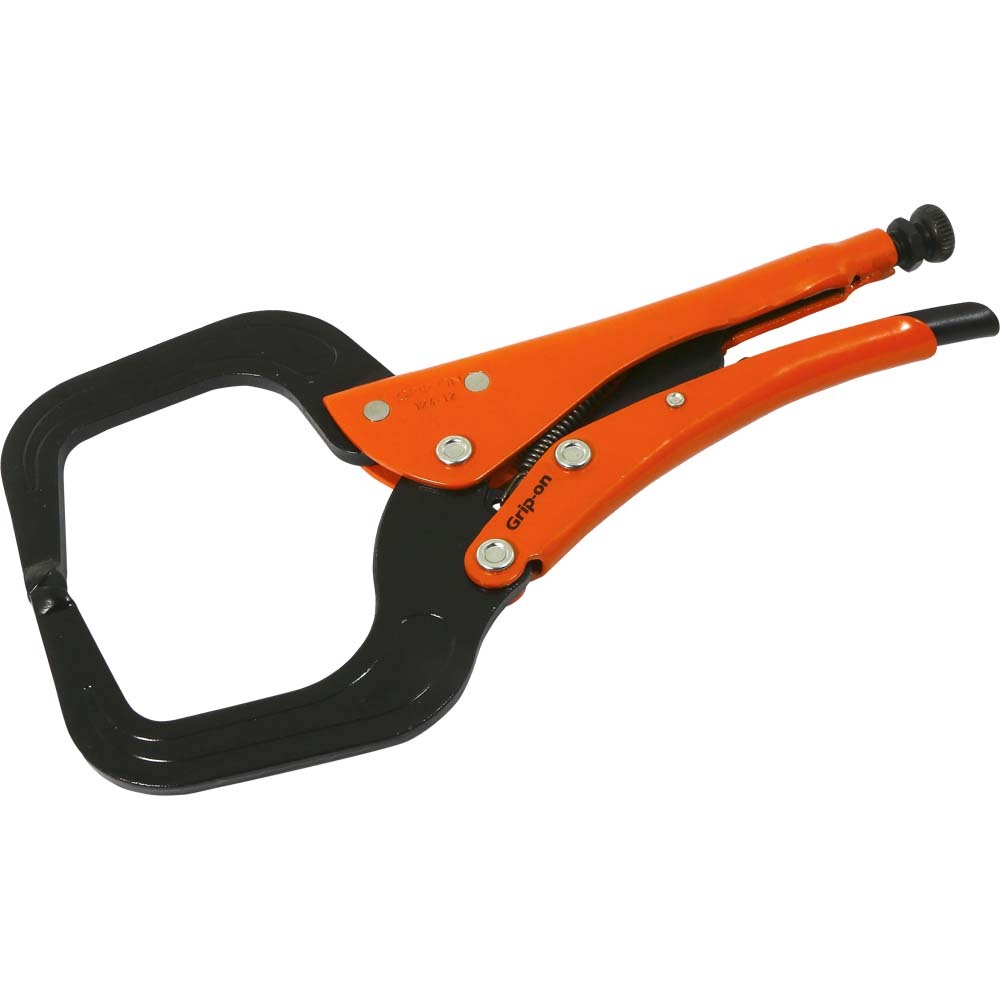 12&#34; Locking C-clamp Pliers, 3-15/16&#34; Jaw Opening<span class=' ItemWarning' style='display:block;'>Item is usually in stock, but we&#39;ll be in touch if there&#39;s a problem<br /></span>