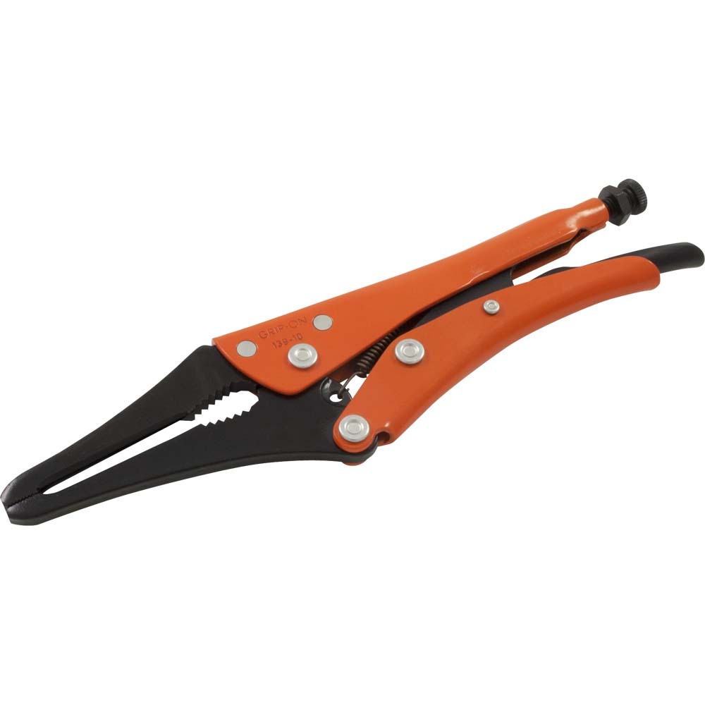 10&#34; Locking Hose Clamp Plier, 1-1/8&#34; Jaw Opening<span class=' ItemWarning' style='display:block;'>Item is usually in stock, but we&#39;ll be in touch if there&#39;s a problem<br /></span>