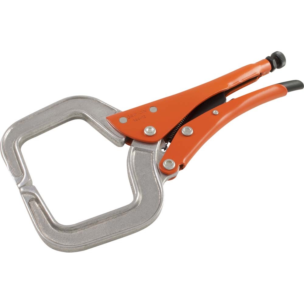 12&#34; Locking Aluminum Alloy C-clamp<span class=' ItemWarning' style='display:block;'>Item is usually in stock, but we&#39;ll be in touch if there&#39;s a problem<br /></span>