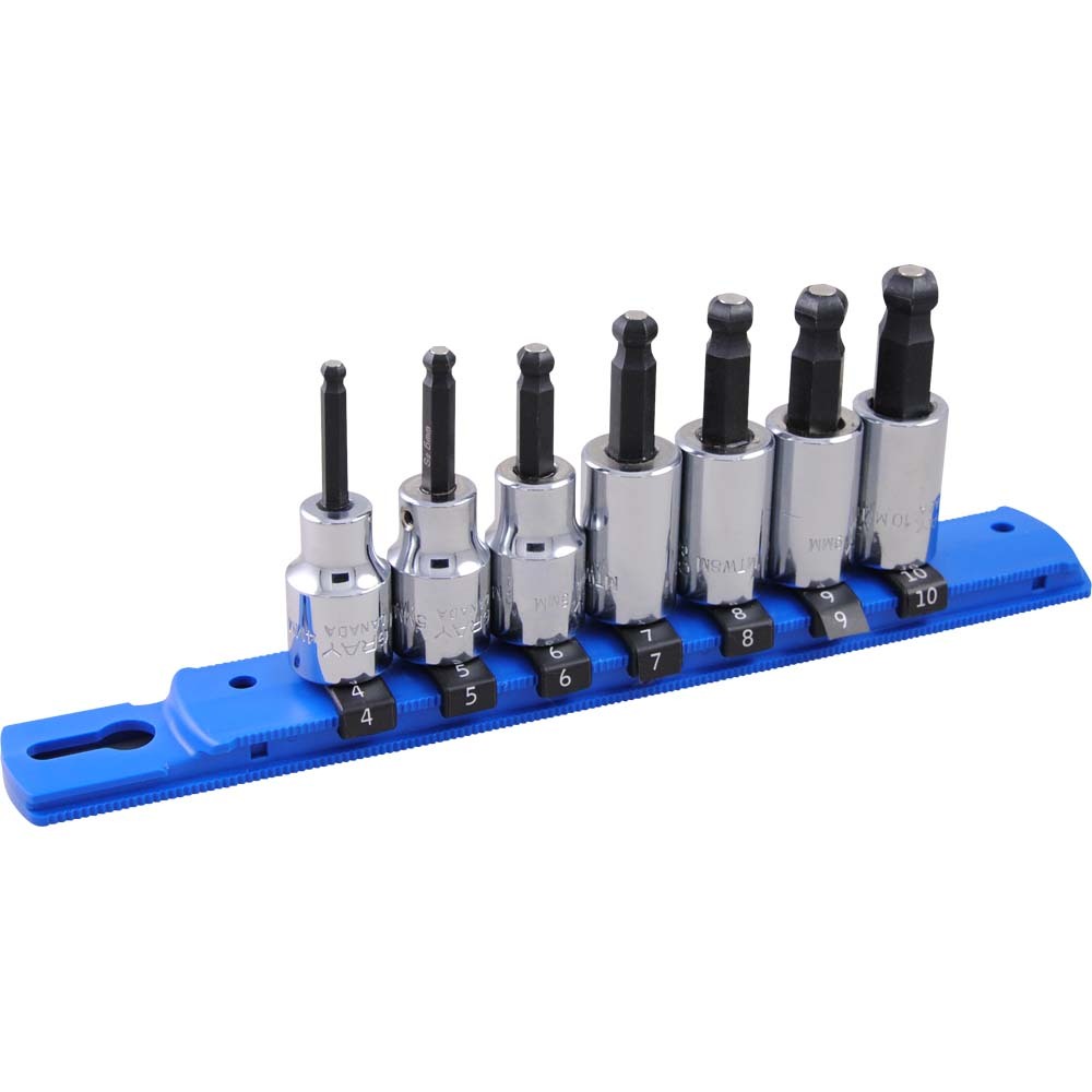 7 Piece 3/8&#34; Drive Metric, Extra Long Hex Head Socket Set, 4mm - 10mm<span class=' ItemWarning' style='display:block;'>Item is usually in stock, but we&#39;ll be in touch if there&#39;s a problem<br /></span>