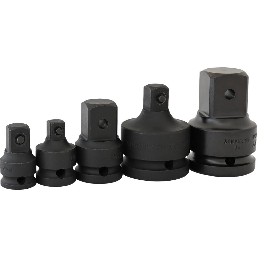 5 Piece Impact Adapter Set, 3/8, 1/2, & 3/4<span class=' ItemWarning' style='display:block;'>Item is usually in stock, but we&#39;ll be in touch if there&#39;s a problem<br /></span>