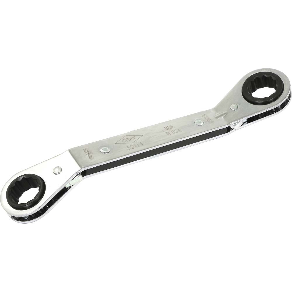 5/8&#34;x 11/16&#34; 12 Point, 25° Offset Ratcheting Box Wrench, Mirror Chrome Finish<span class=' ItemWarning' style='display:block;'>Item is usually in stock, but we&#39;ll be in touch if there&#39;s a problem<br /></span>