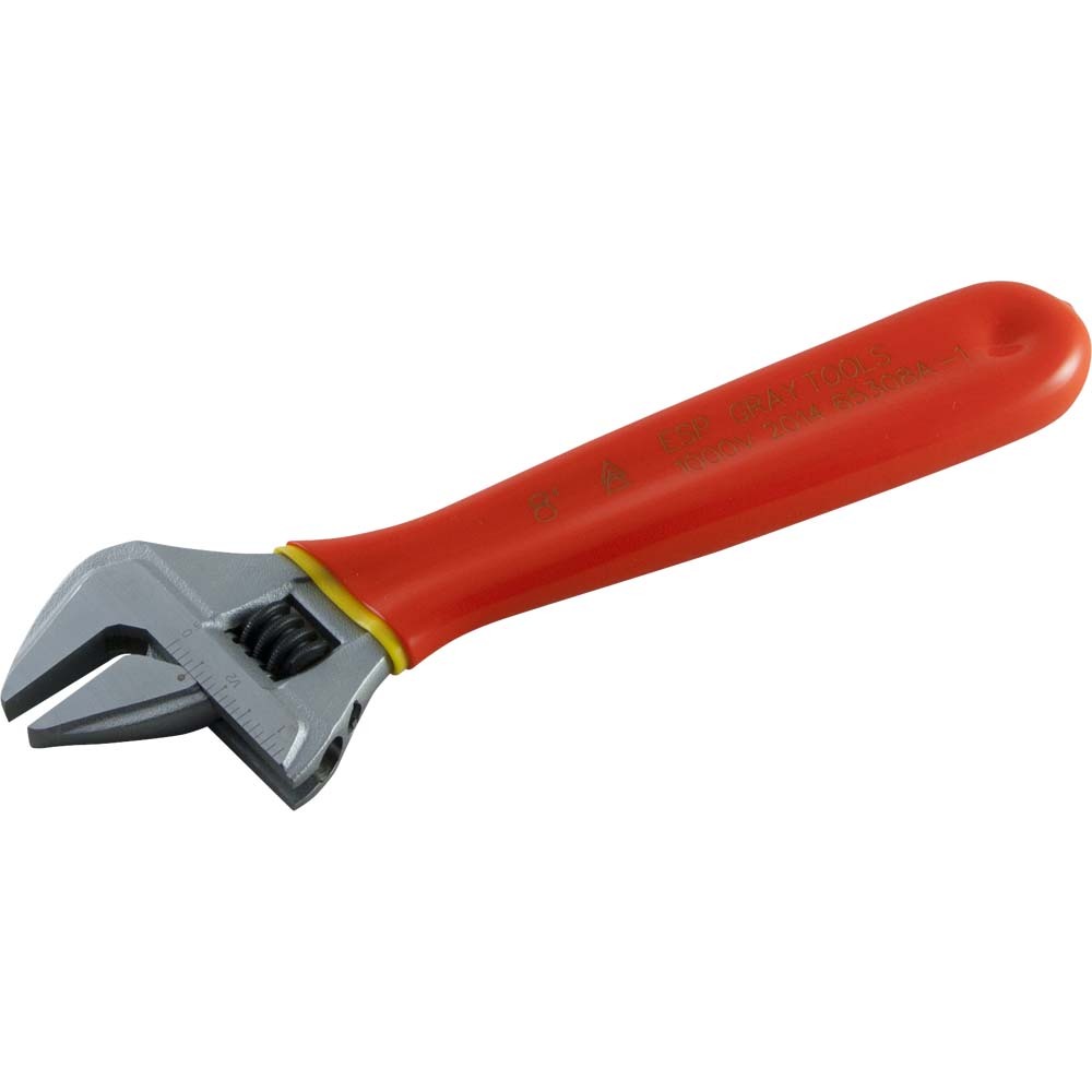 8&#34; Heavy Duty Adjustable Wrench, 1000V Insulated<span class=' ItemWarning' style='display:block;'>Item is usually in stock, but we&#39;ll be in touch if there&#39;s a problem<br /></span>