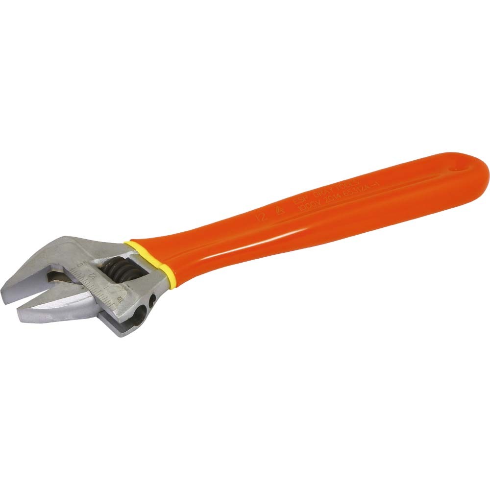 12&#34; Heavy Duty Adjustable Wrench, 1000V Insulated<span class=' ItemWarning' style='display:block;'>Item is usually in stock, but we&#39;ll be in touch if there&#39;s a problem<br /></span>