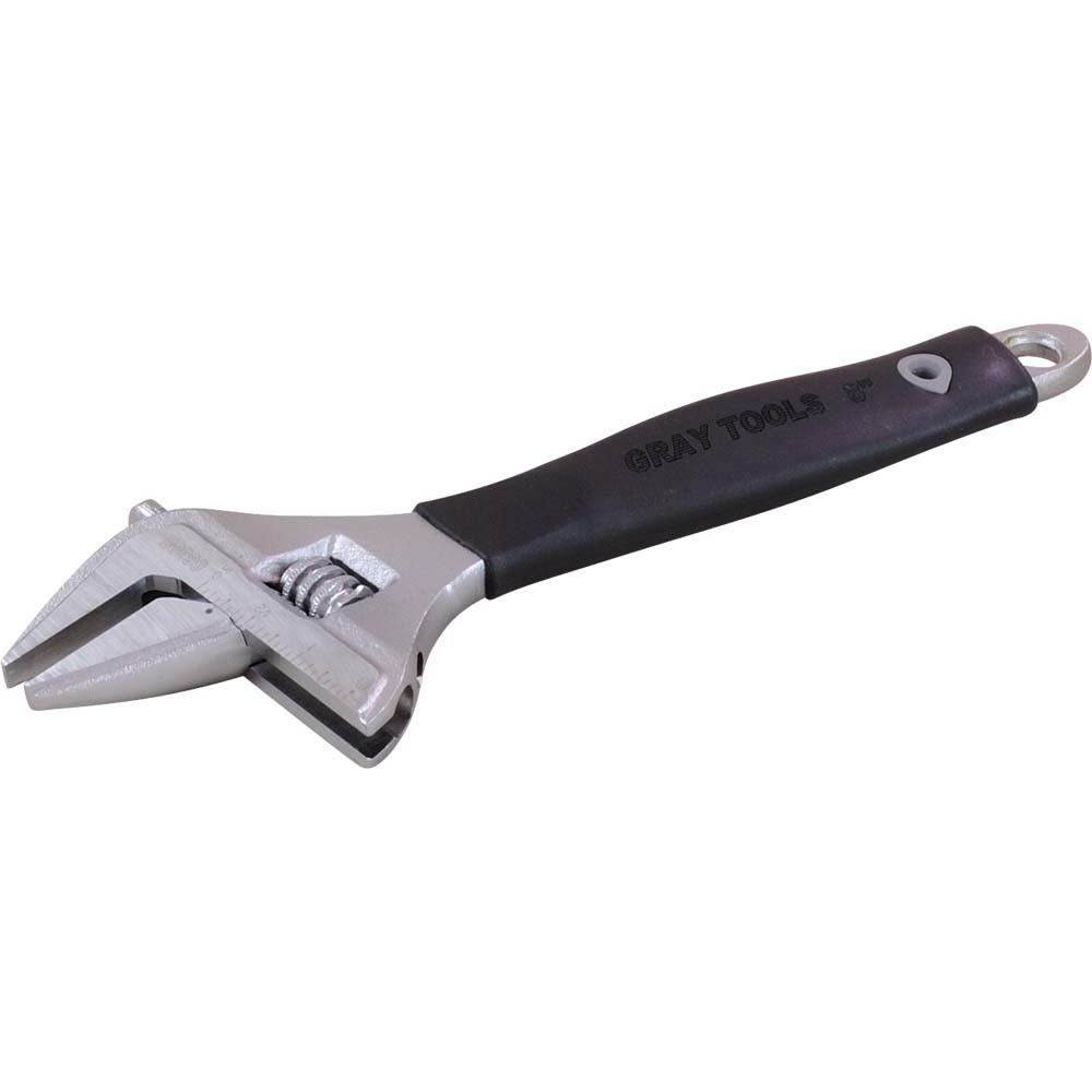 Plumbers Adjustable Wrench, Slim Jaw, 8&#34; Long<span class=' ItemWarning' style='display:block;'>Item is usually in stock, but we&#39;ll be in touch if there&#39;s a problem<br /></span>