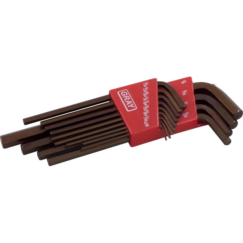 13 Piece SAE, Long Arm S2 Hex Key Set, .050&#34; - 3/8&#34;<span class=' ItemWarning' style='display:block;'>Item is usually in stock, but we&#39;ll be in touch if there&#39;s a problem<br /></span>