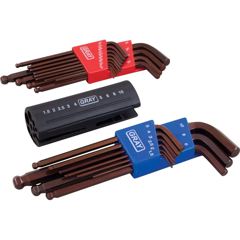 22 Piece SAE & Metric, Long Arm Ball S2 Hex Key Set<span class=' ItemWarning' style='display:block;'>Item is usually in stock, but we&#39;ll be in touch if there&#39;s a problem<br /></span>