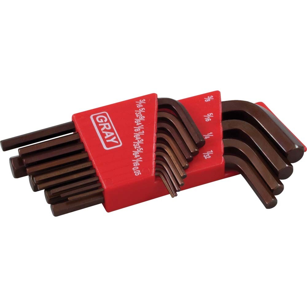 13 Piece SAE, Short Arm S2 Hex Key Set, .050&#34; - 3/8&#34;<span class=' ItemWarning' style='display:block;'>Item is usually in stock, but we&#39;ll be in touch if there&#39;s a problem<br /></span>