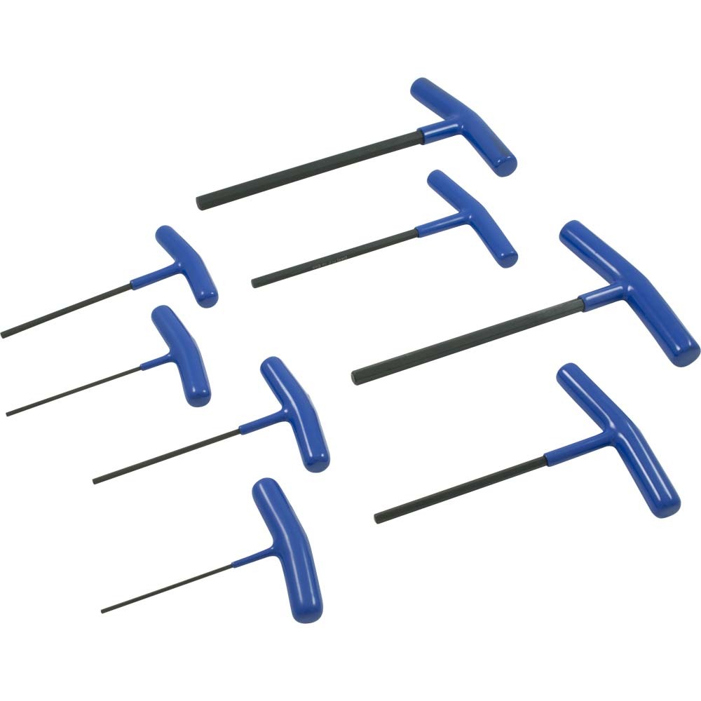 8 Piece Metric, T-handle Hex Key Set, 2mm - 10mm<span class=' ItemWarning' style='display:block;'>Item is usually in stock, but we&#39;ll be in touch if there&#39;s a problem<br /></span>