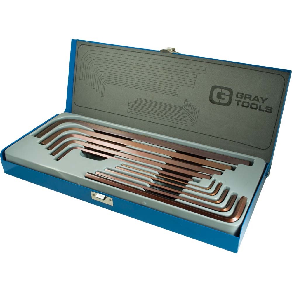 10 Piece SAE, Extra Long Arm S2 Hex Key Set, 1/8&#34; - 5/8&#34;<span class=' ItemWarning' style='display:block;'>Item is usually in stock, but we&#39;ll be in touch if there&#39;s a problem<br /></span>