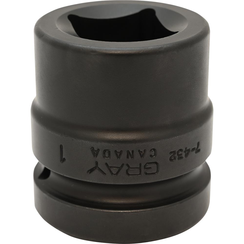 1&#34; X 1&#34; Drive, 4 Point Standard Length, Impact Socket<span class=' ItemWarning' style='display:block;'>Item is usually in stock, but we&#39;ll be in touch if there&#39;s a problem<br /></span>