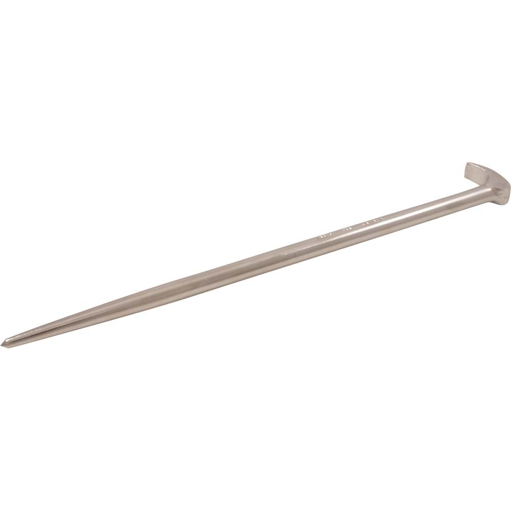 11&#34; Rolling Head Pry Bar, 1/2&#34; Round Shank, Nickel Plate Finish<span class=' ItemWarning' style='display:block;'>Item is usually in stock, but we&#39;ll be in touch if there&#39;s a problem<br /></span>