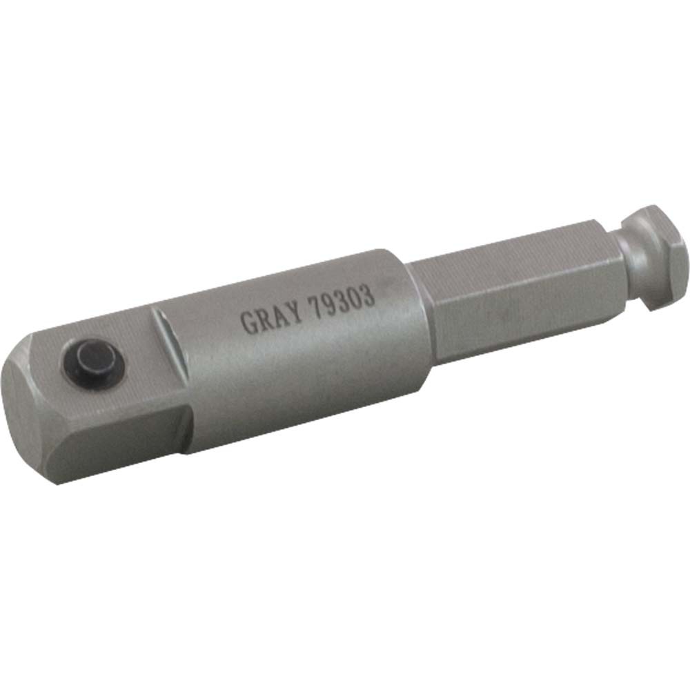 1/2&#34; Drive Male Square End, 7/16&#34; Male Hex Extension, 3&#34; Long<span class=' ItemWarning' style='display:block;'>Item is usually in stock, but we&#39;ll be in touch if there&#39;s a problem<br /></span>