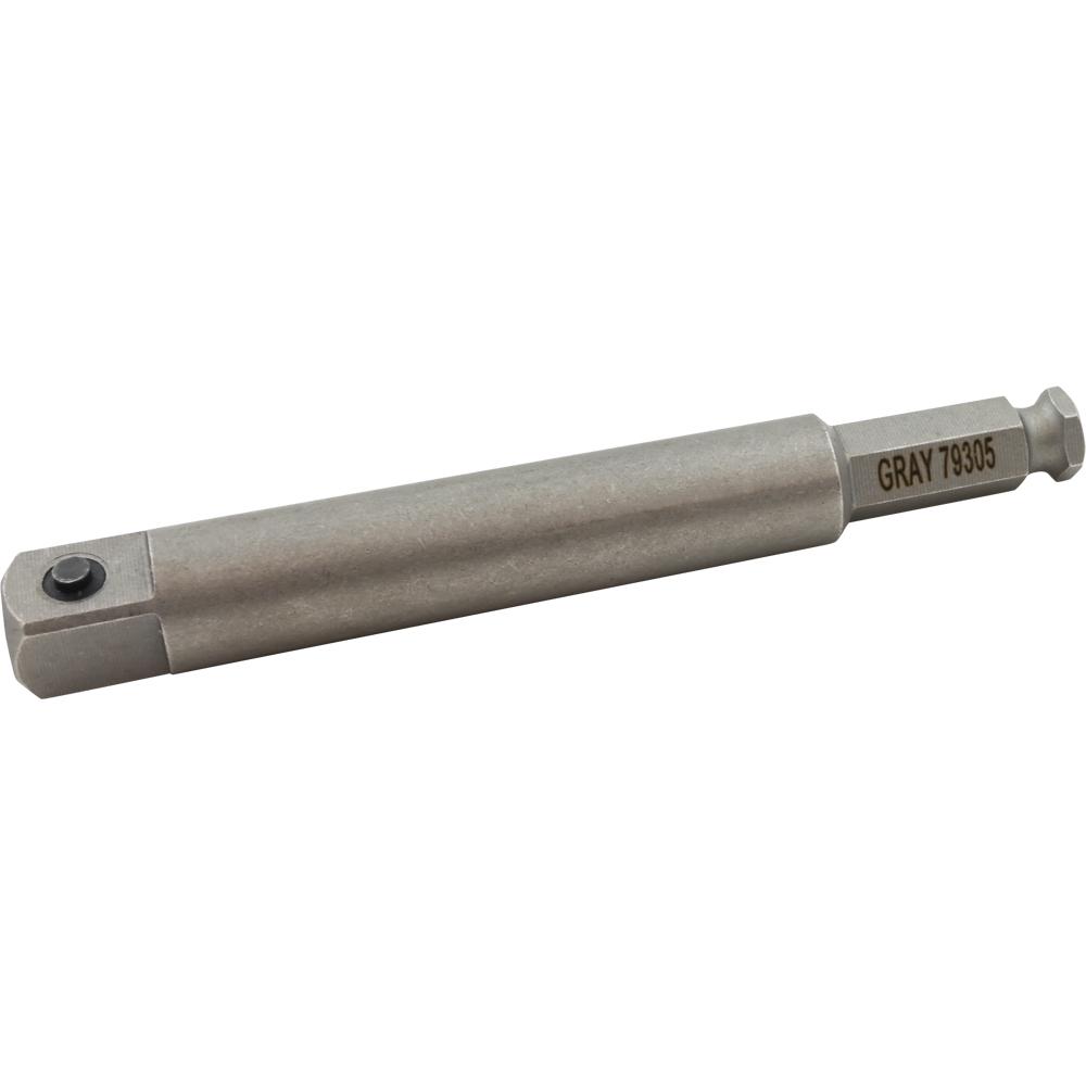 1/2&#34; Drive Male Square End, 7/16&#34; Male Hex Extension, 5&#34; Long<span class=' ItemWarning' style='display:block;'>Item is usually in stock, but we&#39;ll be in touch if there&#39;s a problem<br /></span>