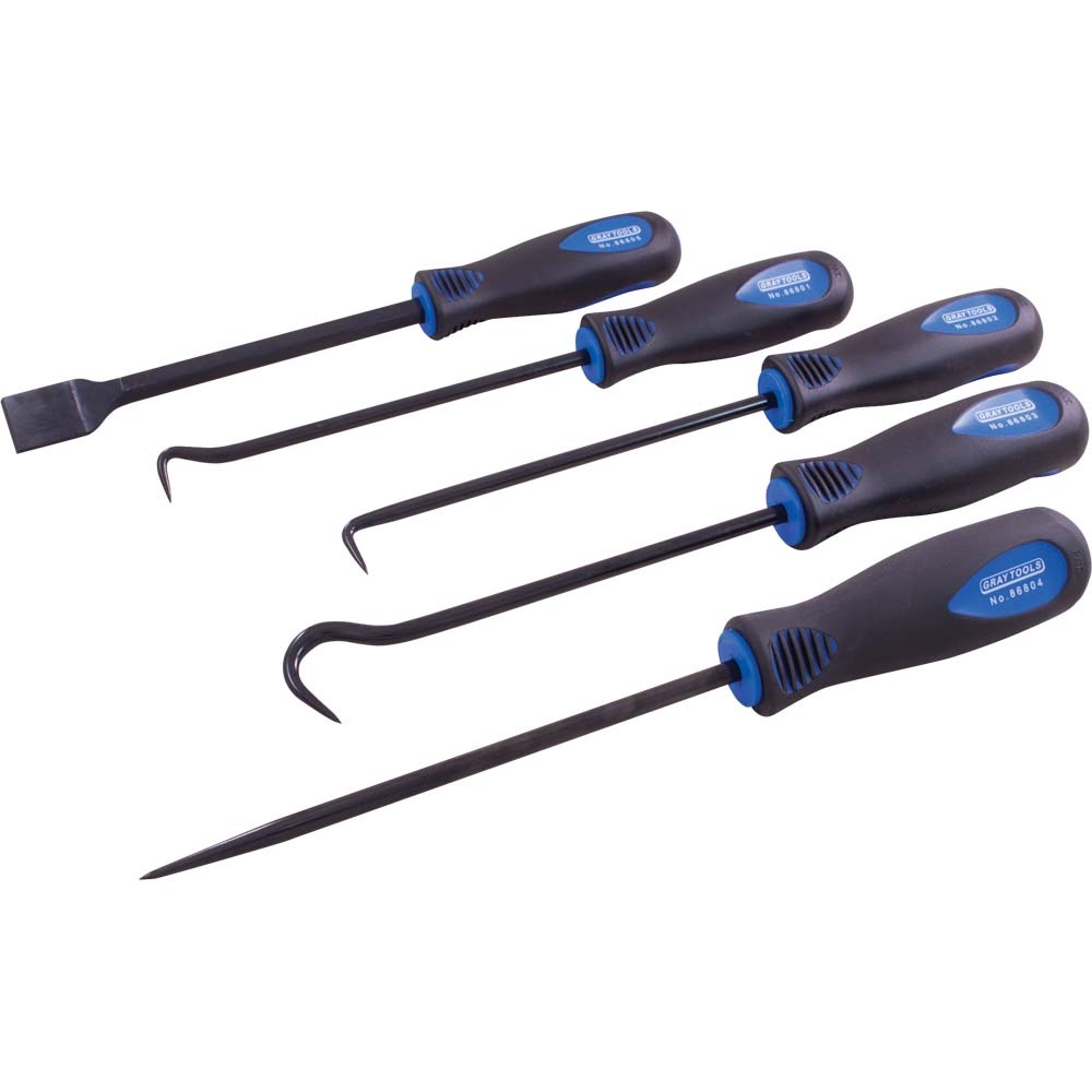 5 Piece Comfort Grip Pick, Hook & Scraper Set<span class=' ItemWarning' style='display:block;'>Item is usually in stock, but we&#39;ll be in touch if there&#39;s a problem<br /></span>