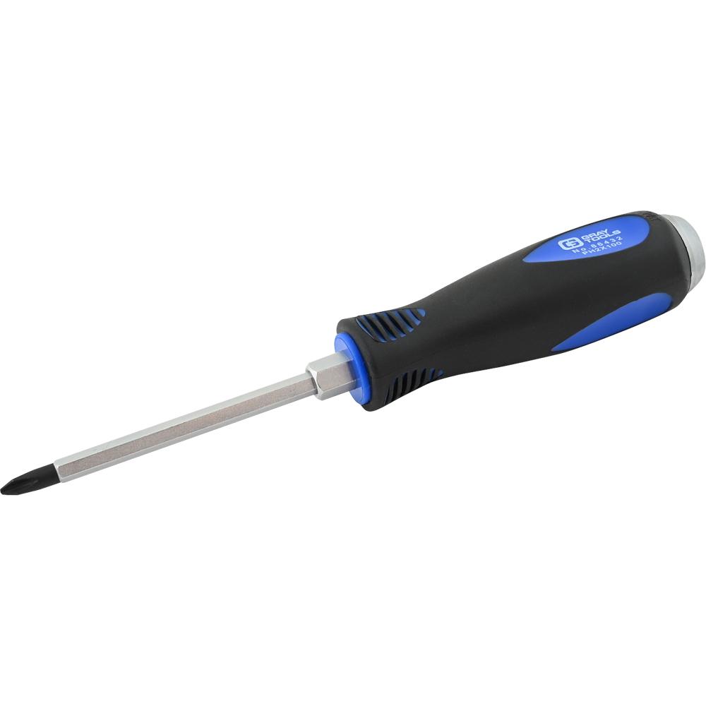 #2 Phillips Comfort Grip Screwdriver, 15/64&#34; Shank, 4&#34; Blade Length<span class=' ItemWarning' style='display:block;'>Item is usually in stock, but we&#39;ll be in touch if there&#39;s a problem<br /></span>