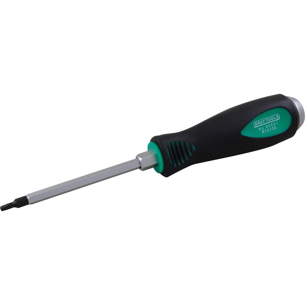 #1 Square Recess Comfort Grip Screwdriver, 1/4&#34; Shank, 4&#34; Blade Length<span class=' ItemWarning' style='display:block;'>Item is usually in stock, but we&#39;ll be in touch if there&#39;s a problem<br /></span>