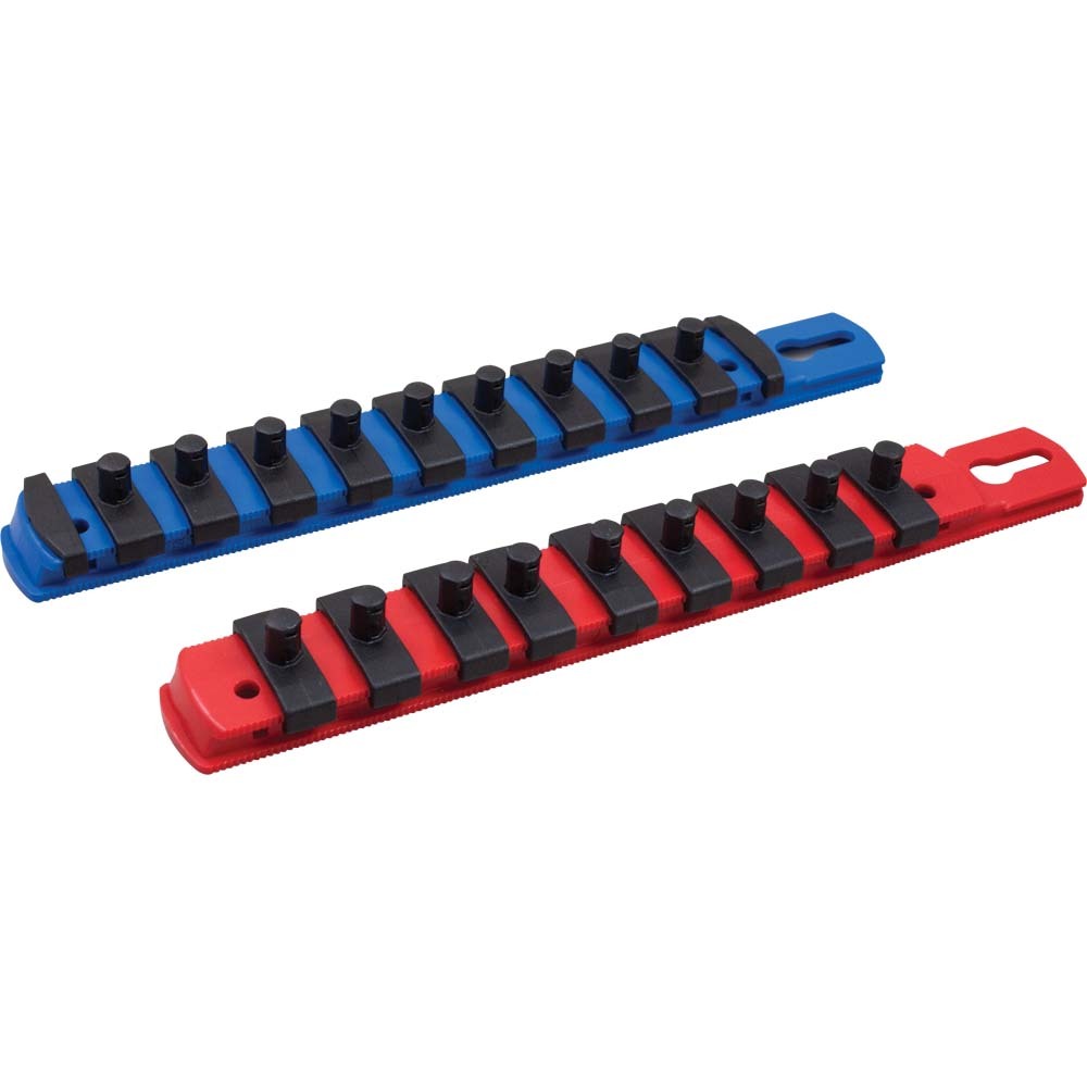 1/4&#34; Drive Blue Twist Lock Socket Bar, 9 Clips<span class=' ItemWarning' style='display:block;'>Item is usually in stock, but we&#39;ll be in touch if there&#39;s a problem<br /></span>