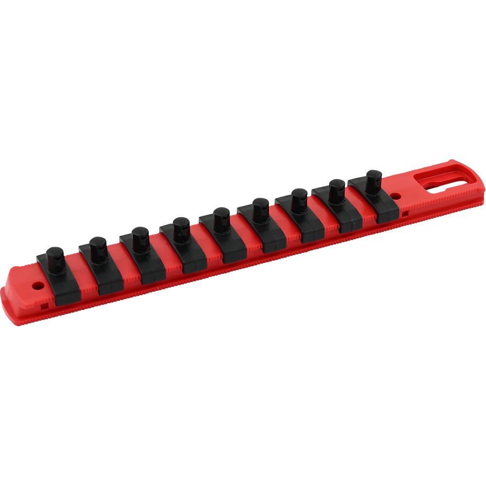 1/4&#34; Drive Red Twist Lock Socket Bar, 9 Clips<span class=' ItemWarning' style='display:block;'>Item is usually in stock, but we&#39;ll be in touch if there&#39;s a problem<br /></span>