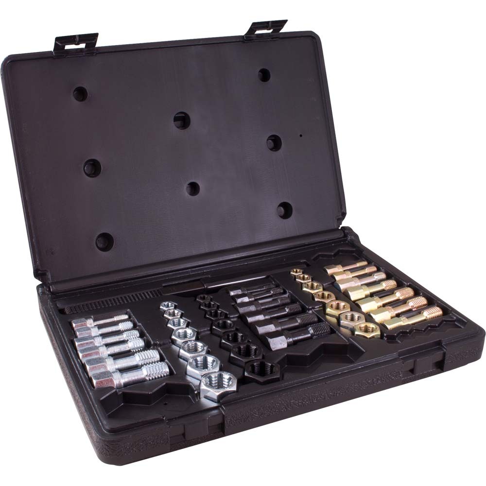 42 Piece Rethreading Kit, 19 Taps, 21 Dies & 2 Thread Files<span class=' ItemWarning' style='display:block;'>Item is usually in stock, but we&#39;ll be in touch if there&#39;s a problem<br /></span>