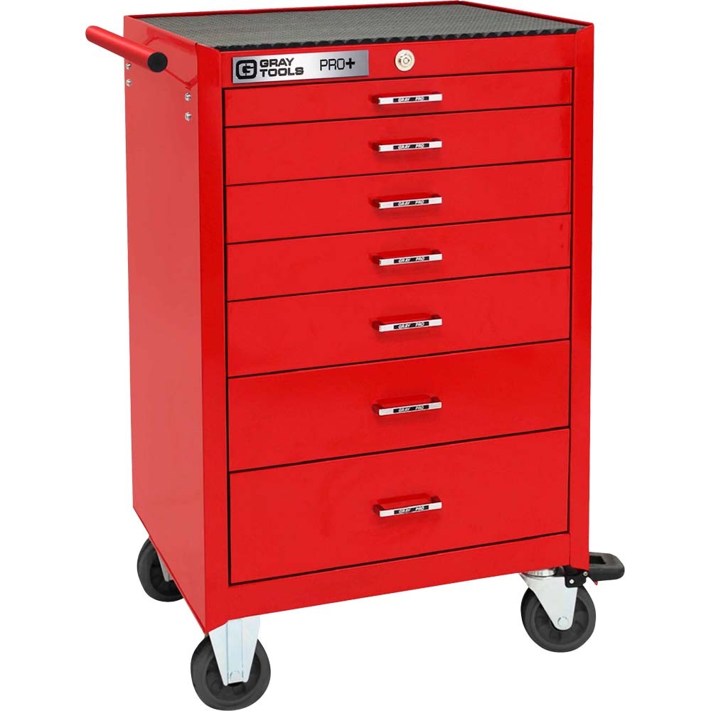 PRO+ Series 26&#34; Roller Cabinet With 7 Drawers<span class=' ItemWarning' style='display:block;'>Item is usually in stock, but we&#39;ll be in touch if there&#39;s a problem<br /></span>