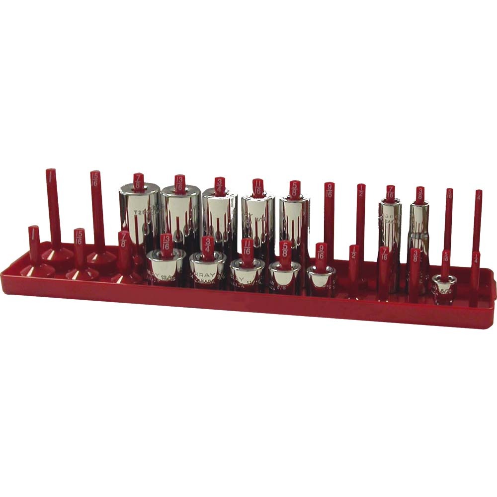 3/8&#34; Drive Regular And Deep, SAE Socket Organizer<span class=' ItemWarning' style='display:block;'>Item is usually in stock, but we&#39;ll be in touch if there&#39;s a problem<br /></span>