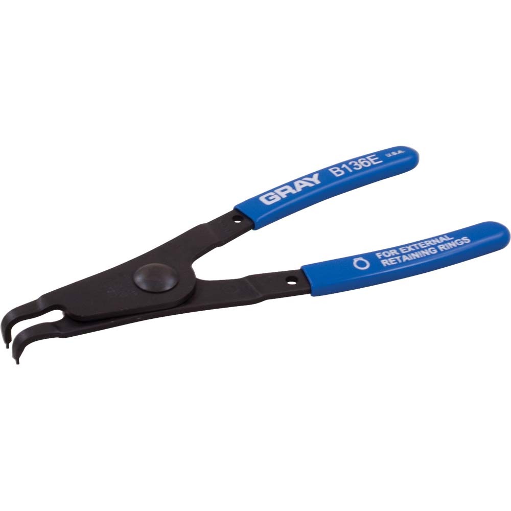 Snap Ring Industrial External Plier, 6-1/4&#34; Long, Straight .038 Fixed Tip<span class='Notice ItemWarning' style='display:block;'>Item has been discontinued<br /></span>