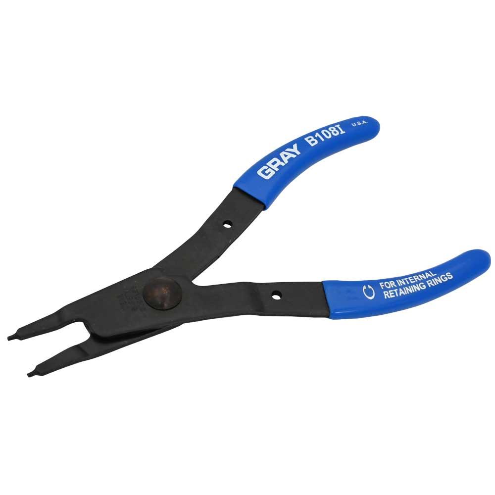 Snap Ring Industrial Internal Plier, 6-1/2&#34; Long, Straight .070 Fixed Tip<span class='Notice ItemWarning' style='display:block;'>Item has been discontinued<br /></span>