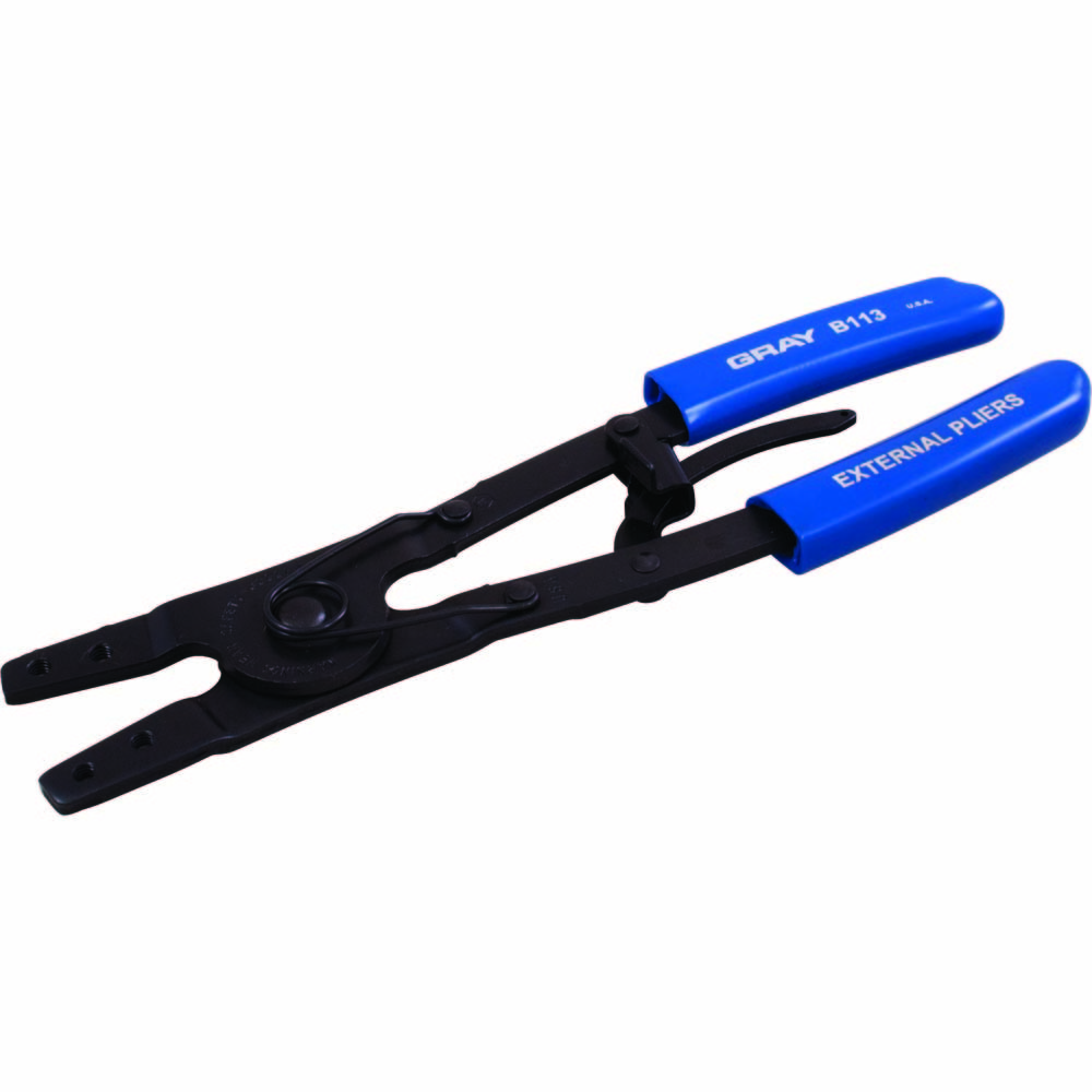 Heavy Duty Internal Retaining Ring Plier, 9-1/2&#34; Long, 2-7/16&#34; - 4&#34; Shaft Diameter<span class='Notice ItemWarning' style='display:block;'>Item has been discontinued<br /></span>