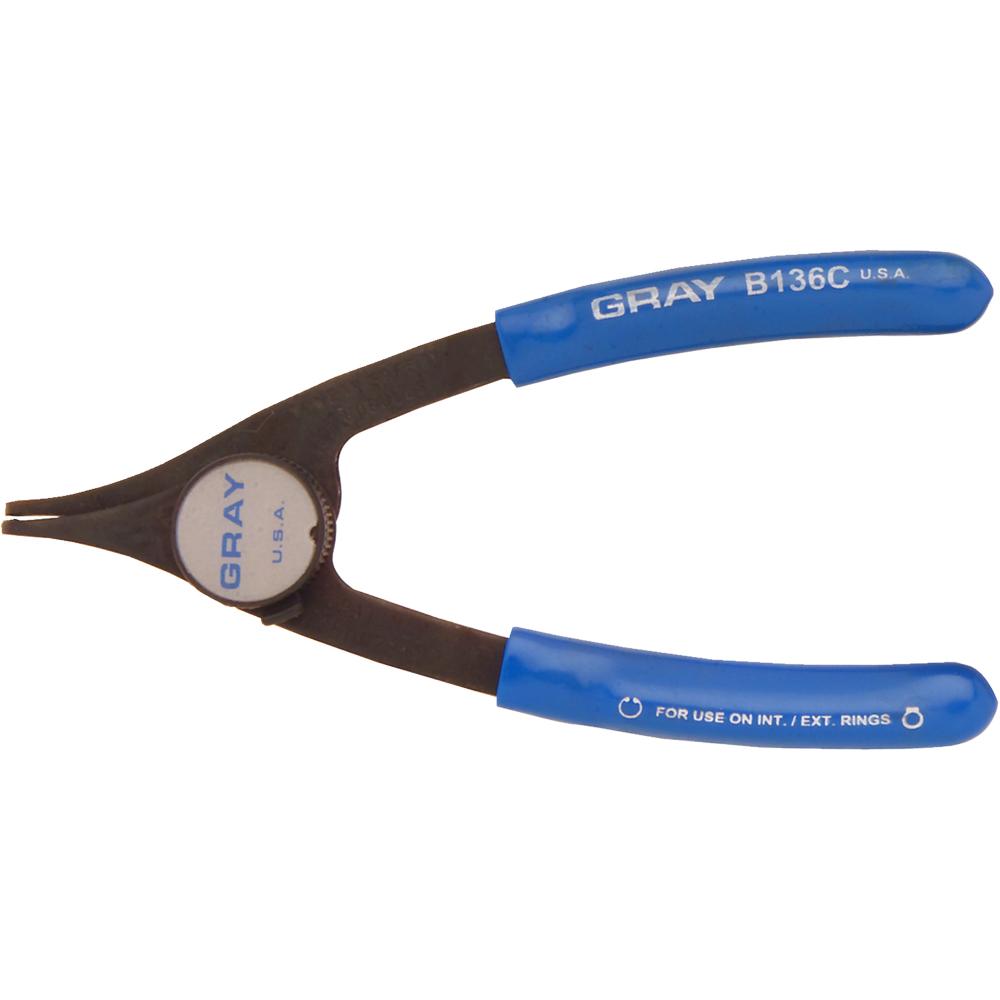 Convertible Retaining Ring Plier, 6&#34; Long, .038&#34; Tip, 90° Tip Angle<span class='Notice ItemWarning' style='display:block;'>Item has been discontinued<br /></span>