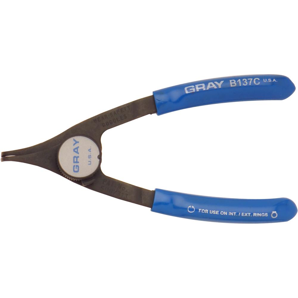 Convertible Retaining Ring Plier, 6&#34; Long, .047&#34; Tip, 90° Tip Angle<span class='Notice ItemWarning' style='display:block;'>Item has been discontinued<br /></span>