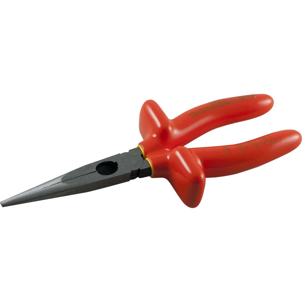 6-1/4&#34; Needle Nose Straight Cutter Pliers, 2&#34; Jaw, 1000V Insulated<span class=' ItemWarning' style='display:block;'>Item is usually in stock, but we&#39;ll be in touch if there&#39;s a problem<br /></span>