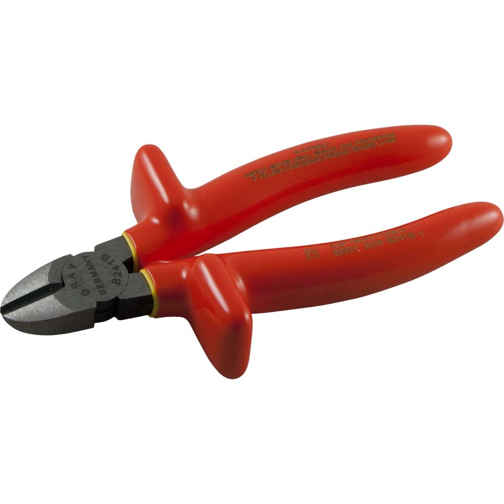 6-1/2&#34; Side Cutting, Diamond Slim Nose Pliers, 7/8&#34; Jaw, 1000V Insulated<span class=' ItemWarning' style='display:block;'>Item is usually in stock, but we&#39;ll be in touch if there&#39;s a problem<br /></span>