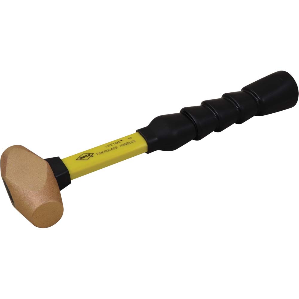 24 Oz. Brass Sledge Hammer, Fiberglass Handle<span class='Notice ItemWarning' style='display:block;'>Item has been discontinued<br /></span>