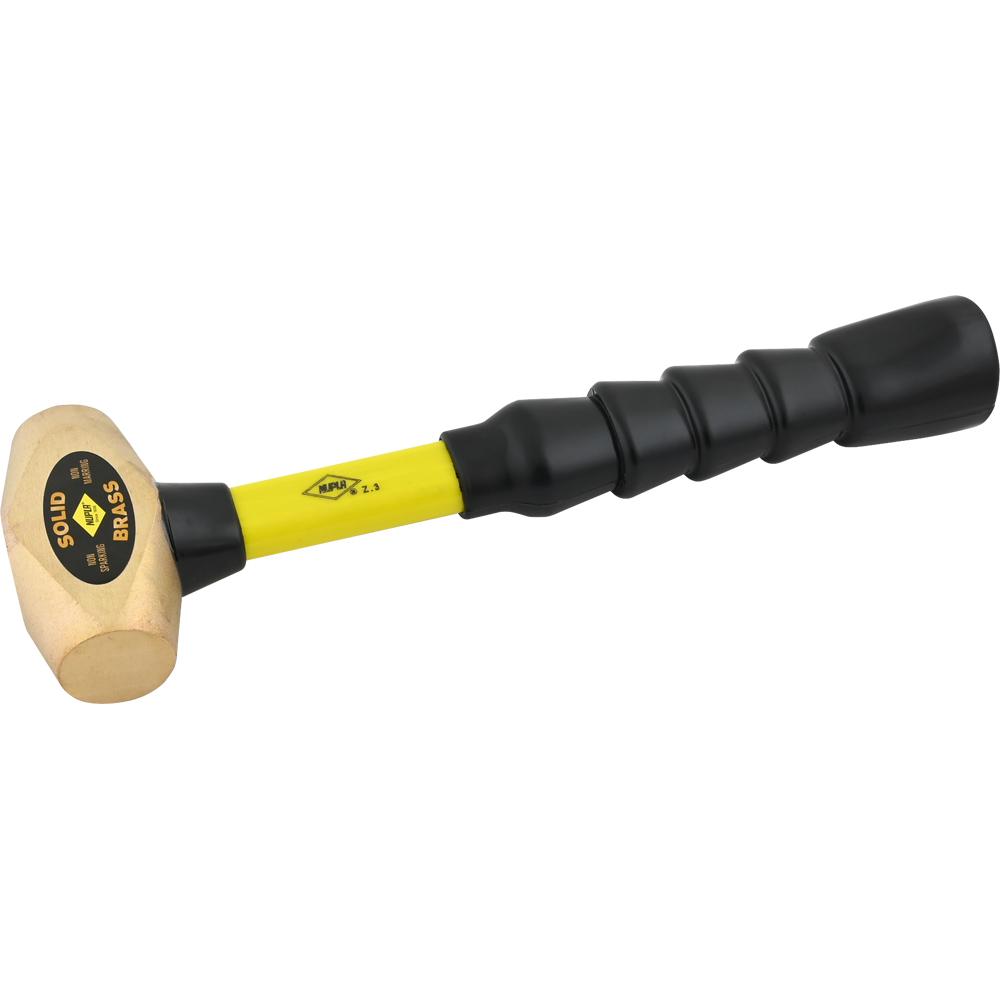 40 Oz. Brass Sledge Hammer, Fiberglass Handle<span class='Notice ItemWarning' style='display:block;'>Item has been discontinued<br /></span>